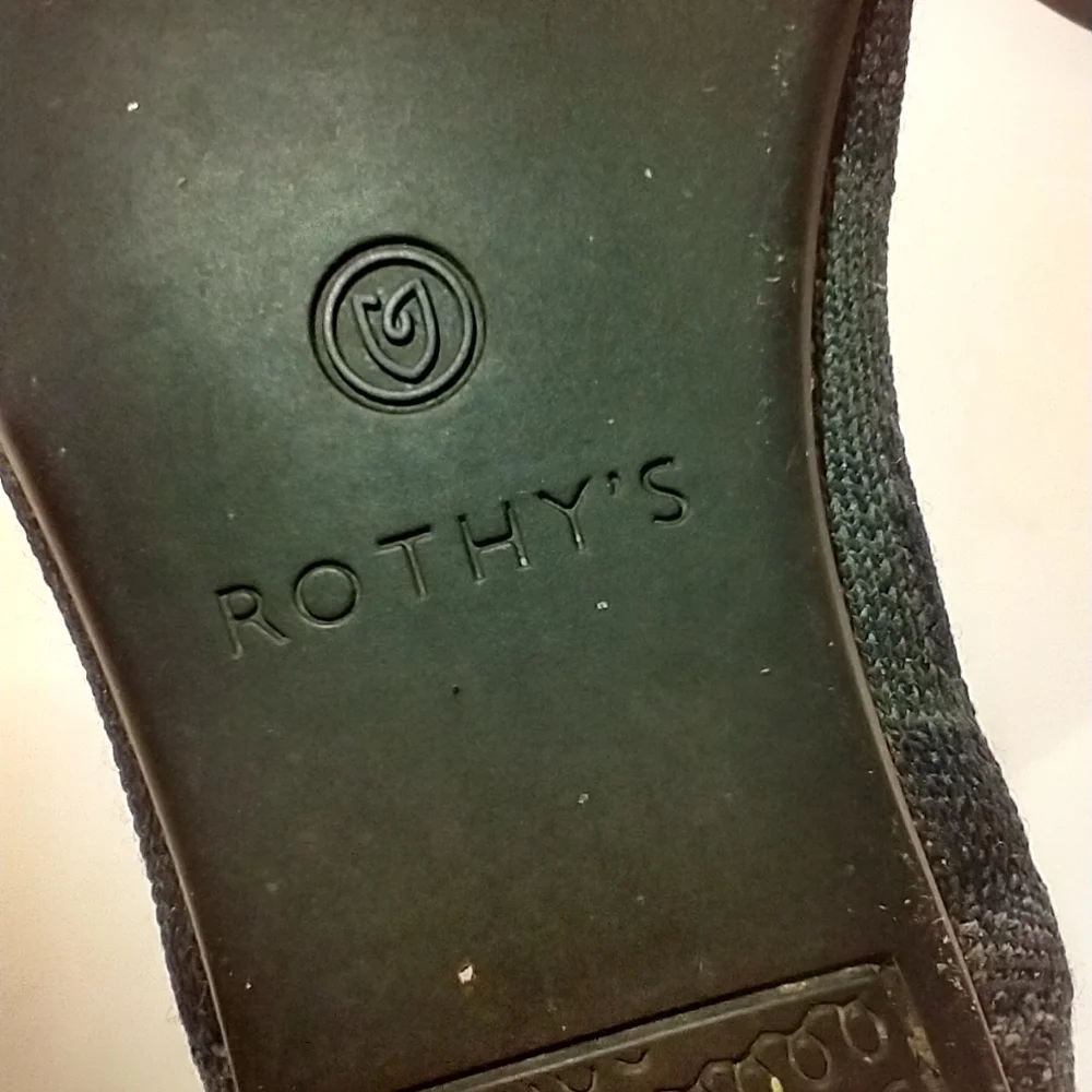 Rothy's The Point Camo Knit Flats Shoes Women's sz 7.5.